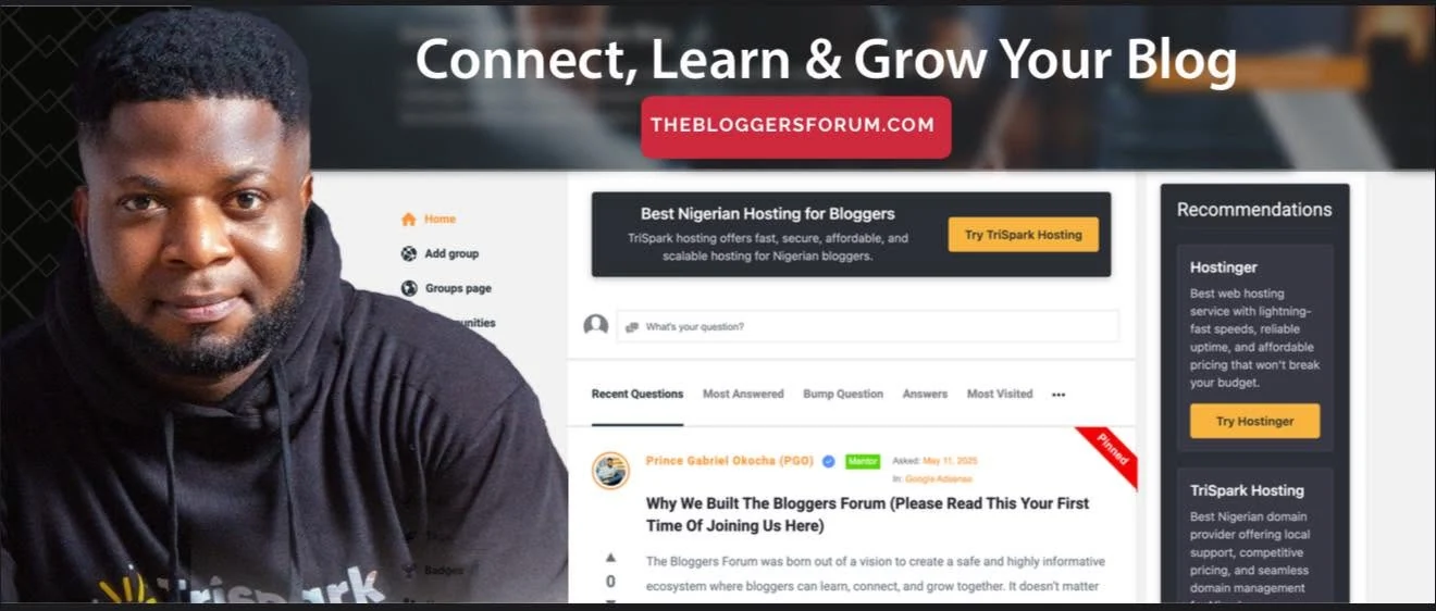 The Bloggers Forum